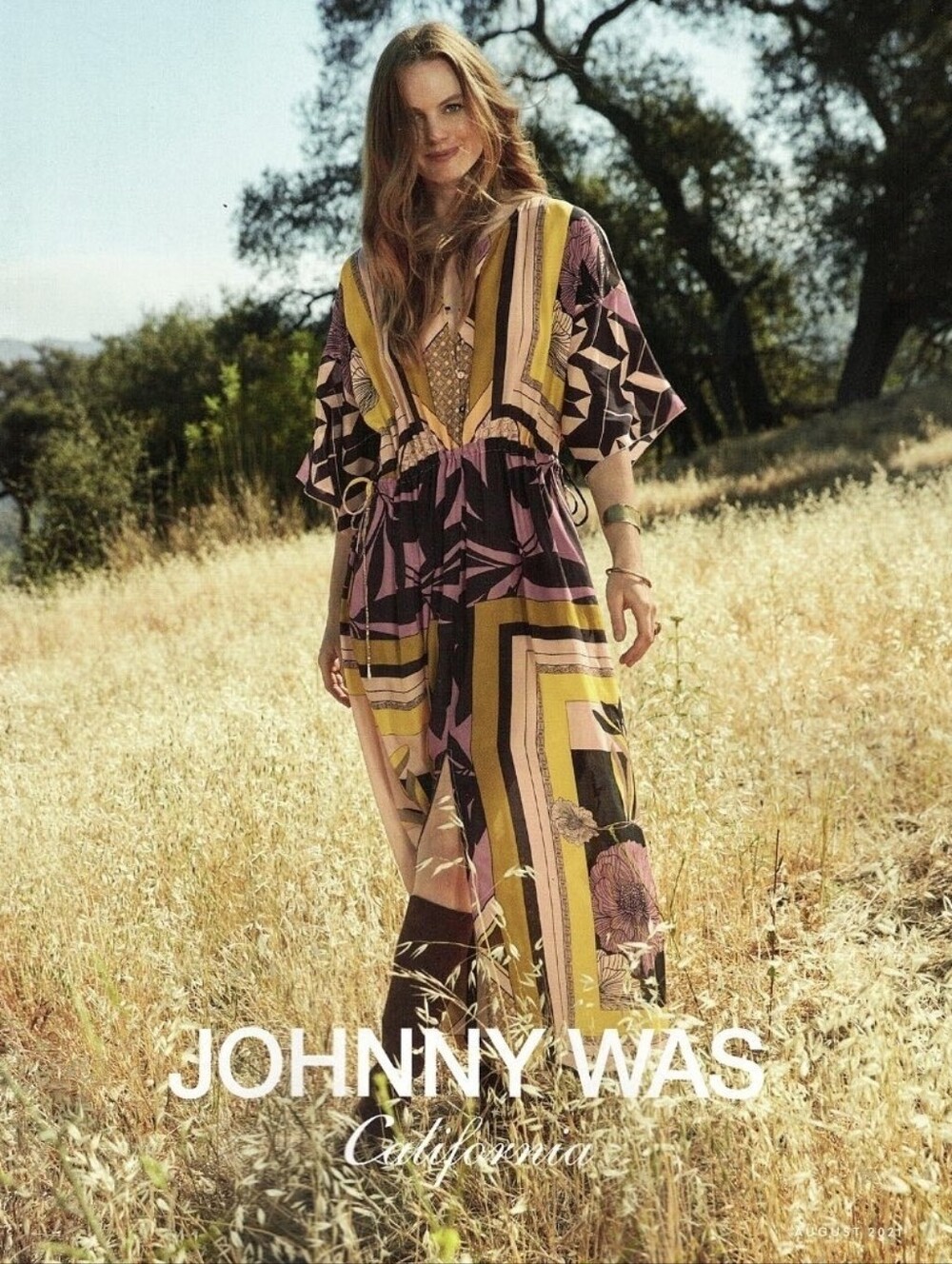 Echo Thalia X Johnny Was Silk Dress